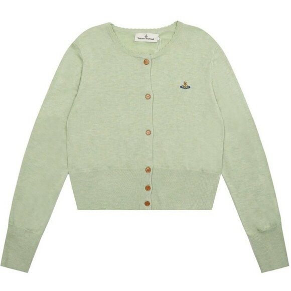 Vivienne Westwood Sweaters - Vivienne Westwood Light Green Cardigan